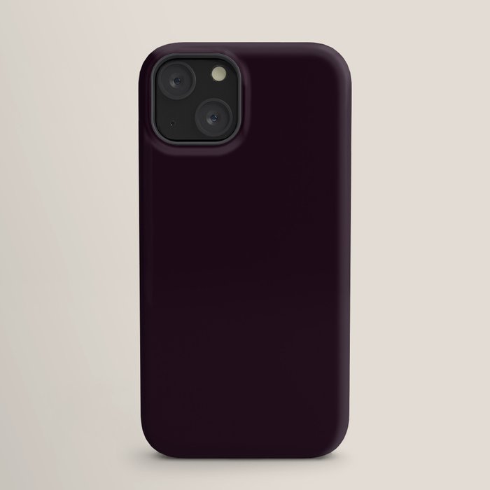 Simply Deep Eggplant Purple iPhone Case Gallery Image 17