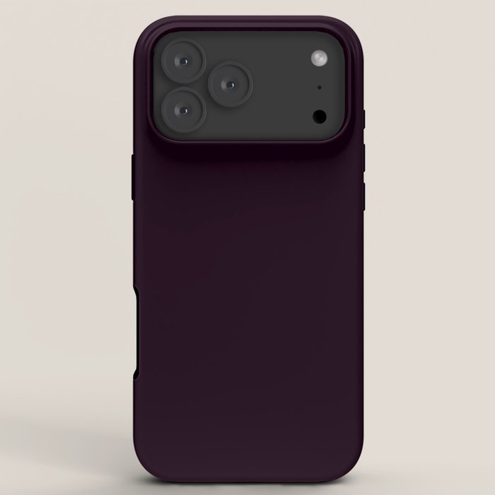 Simply Deep Eggplant Purple iPhone Case Gallery Image 8