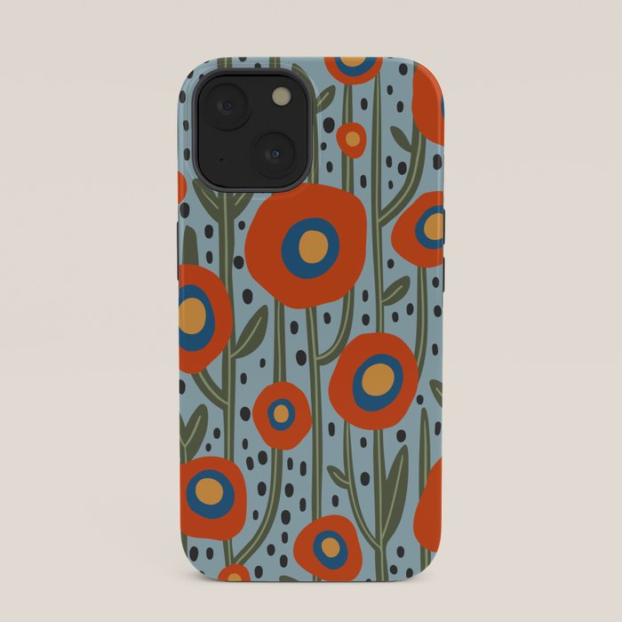 Flower Market Amsterdam, Modern Retro Flower Print iPhone Case Gallery Image 33