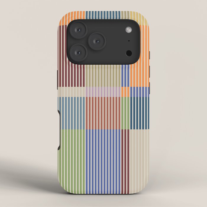 Linear Bauhaus Pattern 3. iPhone Case Gallery Image 3