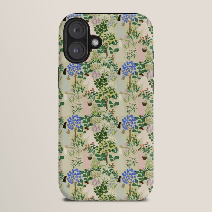 Ladies working in the garden (BEIGE) iPhone Case Gallery Image 10