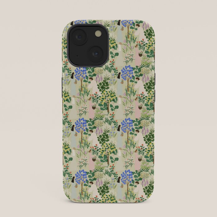 Ladies working in the garden (BEIGE) iPhone Case Gallery Image 33