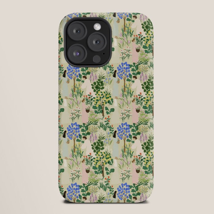 Ladies working in the garden (BEIGE) iPhone Case Gallery Image 20