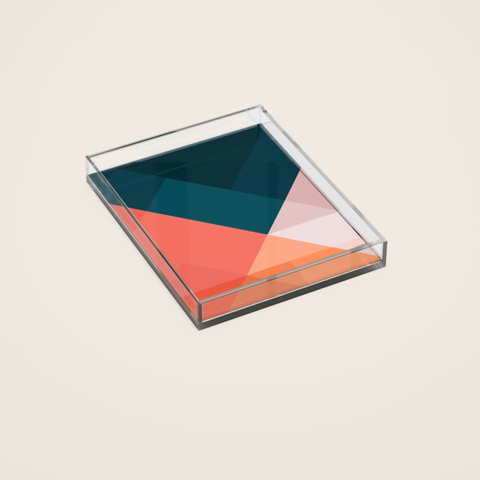 Geometric 1708 Acrylic Tray Gallery Image 2
