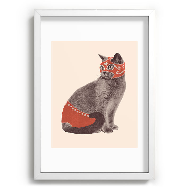 Cat Wrestler Framed Art Print Gallery Image 77