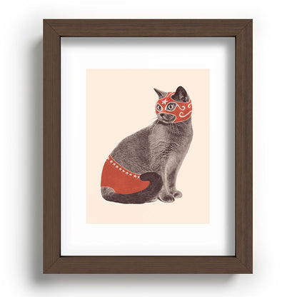 Cat Wrestler Framed Art Print Gallery Image 64