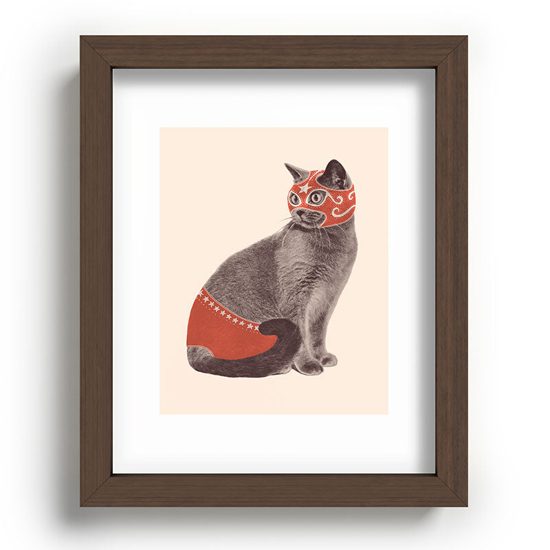 Cat Wrestler Framed Art Print Gallery Image 63