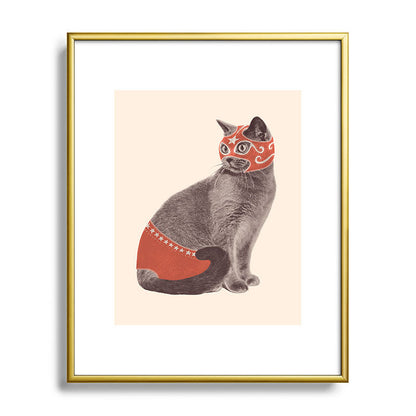Cat Wrestler Framed Art Print Gallery Image 89