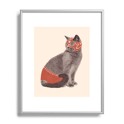 Cat Wrestler Framed Art Print Gallery Image 95