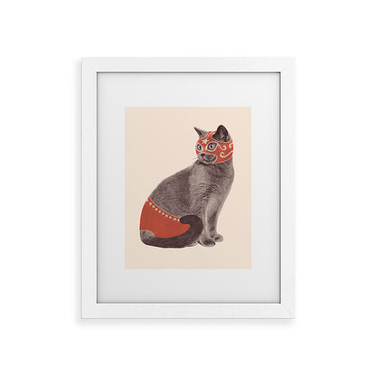 Cat Wrestler Framed Art Print Gallery Image 51