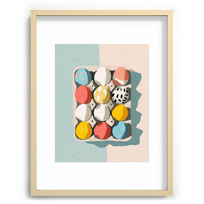 Easter Egg Carton Framed Art Print Gallery Image 73