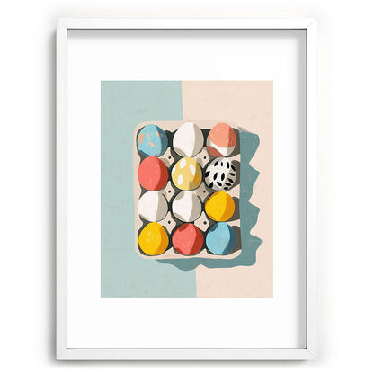 Easter Egg Carton Framed Art Print Gallery Image 78