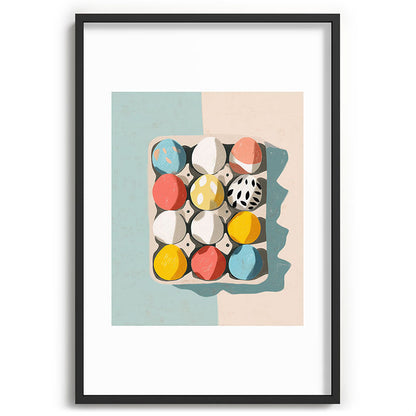 Easter Egg Carton Framed Art Print Gallery Image 62