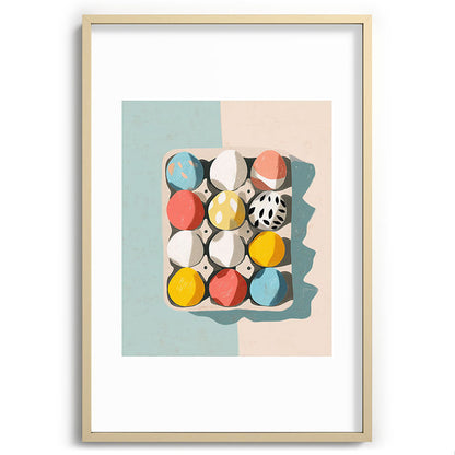 Easter Egg Carton Framed Art Print Gallery Image 74