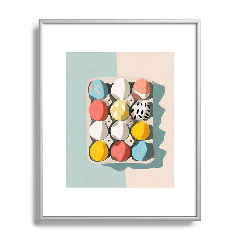 Easter Egg Carton Framed Art Print Gallery Image 96