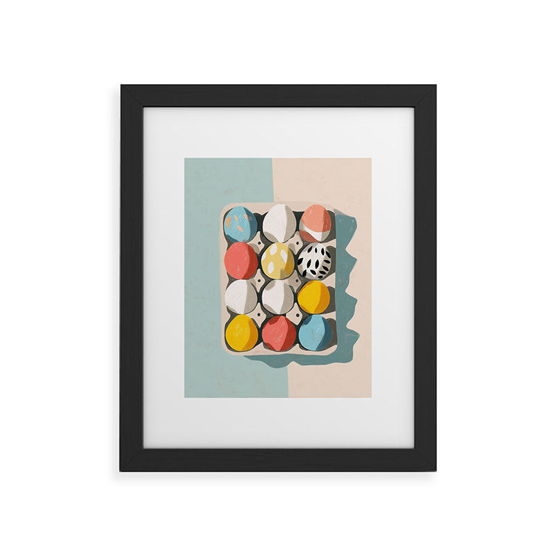Easter Egg Carton Framed Art Print Gallery Image 30