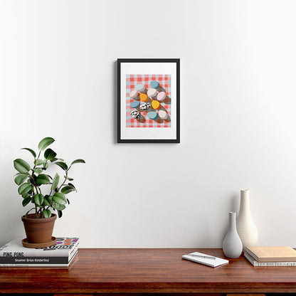 Easter Picnic Eggs Framed Art Print Gallery Image 3