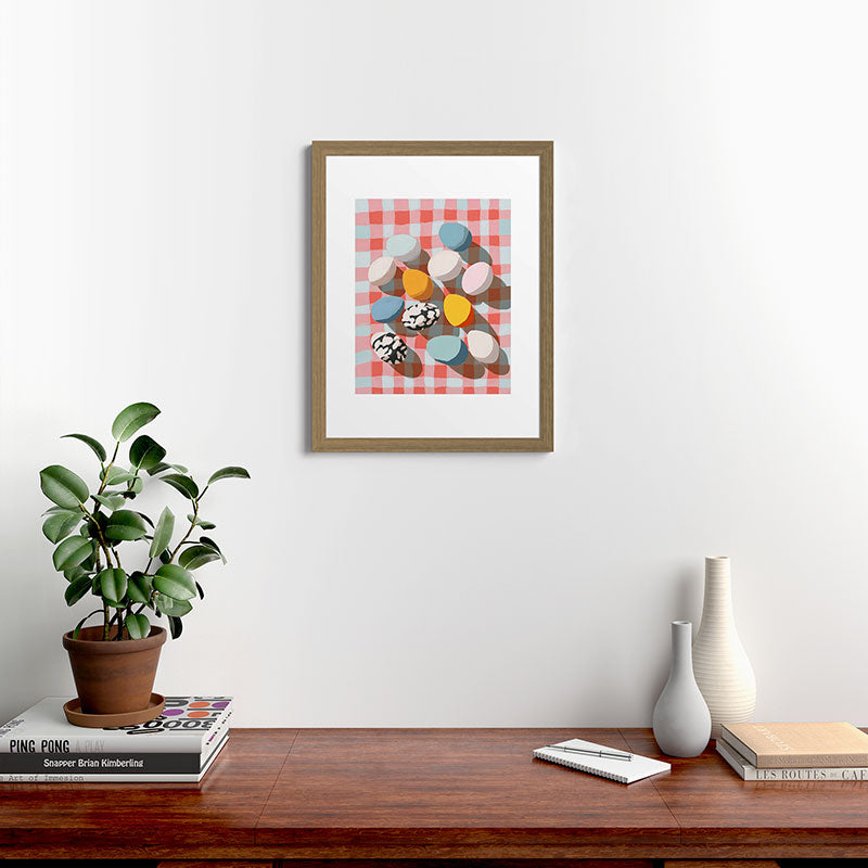 Easter Picnic Eggs Framed Art Print Gallery Image 40