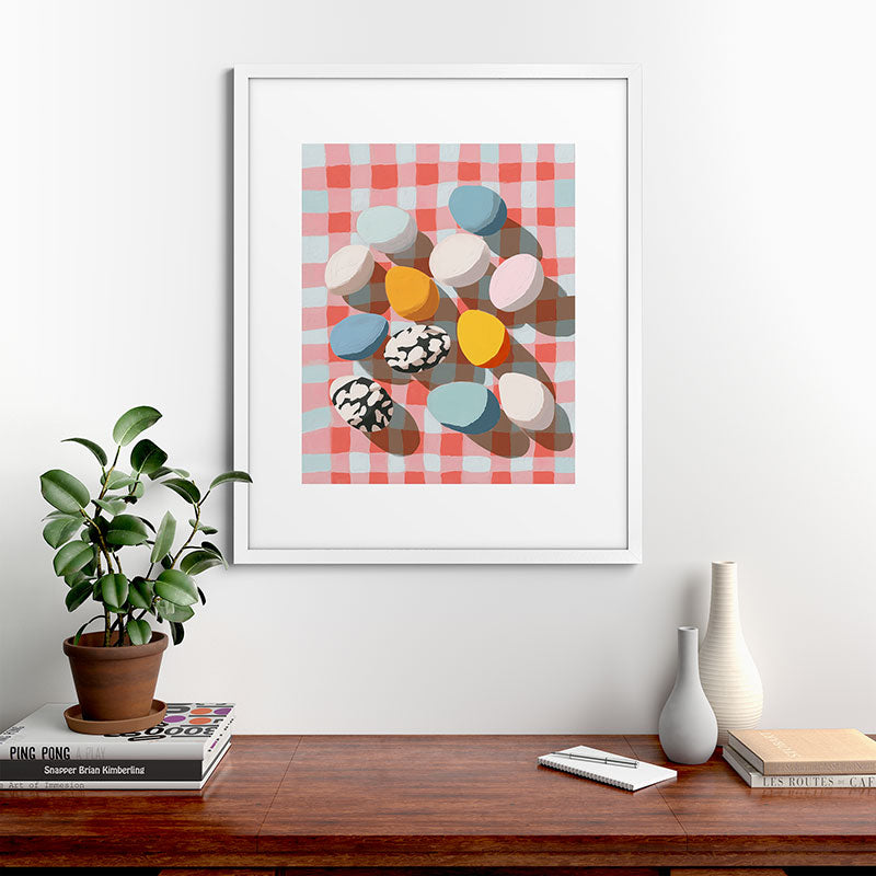 Easter Picnic Eggs Framed Art Print Gallery Image 56