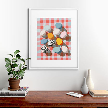 Easter Picnic Eggs Framed Art Print Gallery Image 56