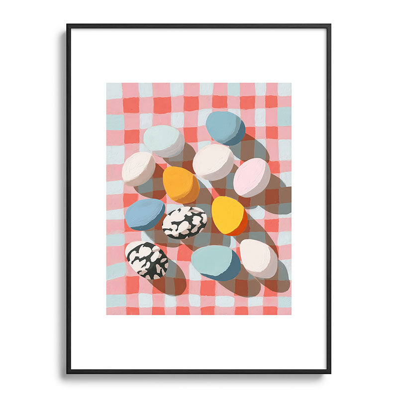 Easter Picnic Eggs Framed Art Print Gallery Image 84