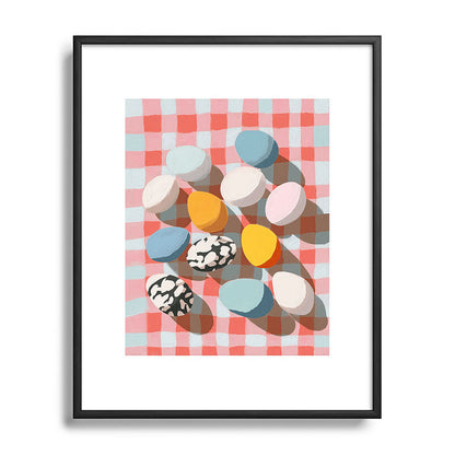 Easter Picnic Eggs Framed Art Print Gallery Image 82
