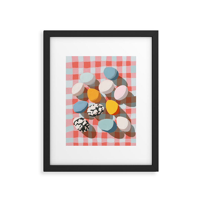 Easter Picnic Eggs Framed Art Print Gallery Image 4