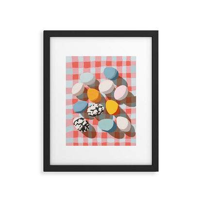 Easter Picnic Eggs Framed Art Print Gallery Image 2