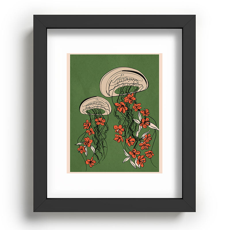 Floral Jellyfishes 2 Framed Art Print Gallery Image 57