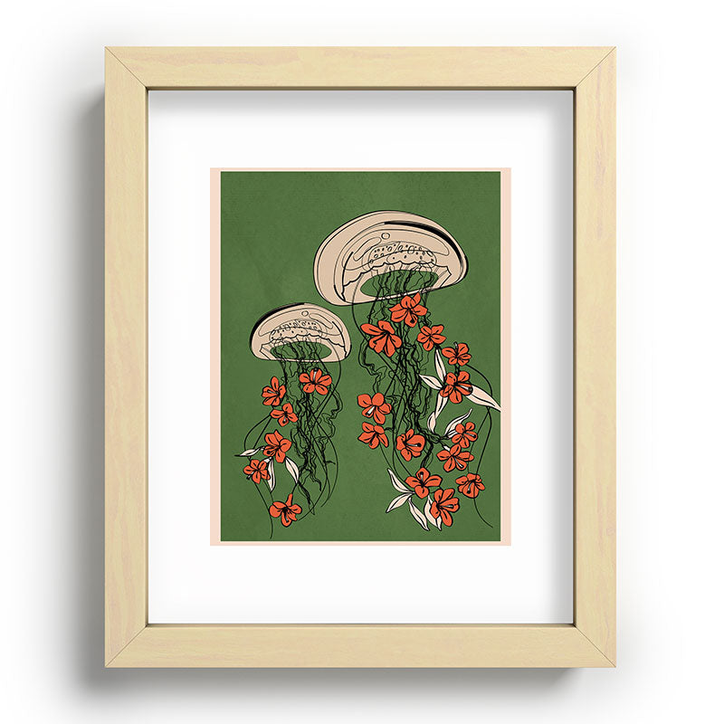 Floral Jellyfishes 2 Framed Art Print Gallery Image 70