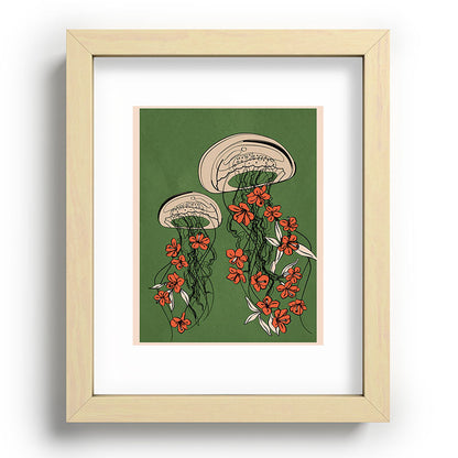 Floral Jellyfishes 2 Framed Art Print Gallery Image 69