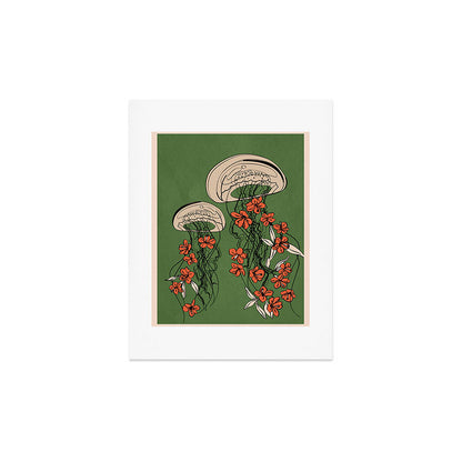 Floral Jellyfishes 2 Art Print Gallery Image 3