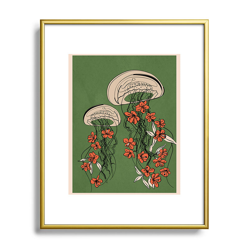 Floral Jellyfishes 2 Framed Art Print Gallery Image 89