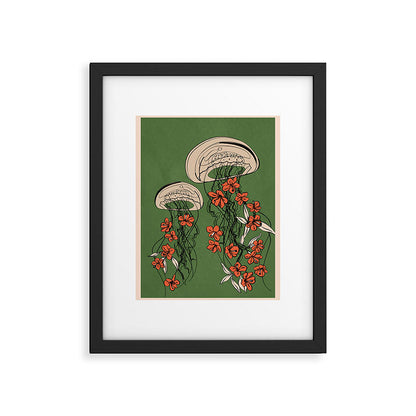 Floral Jellyfishes 2 Framed Art Print Gallery Image 1