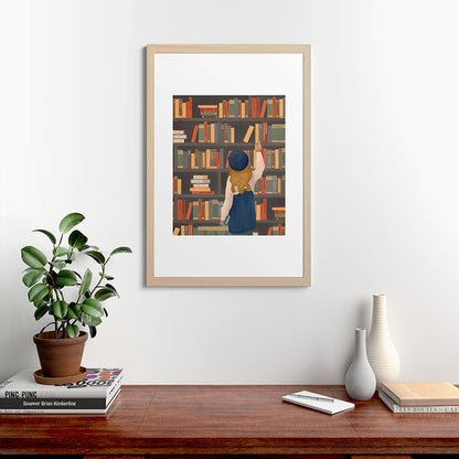 Library Love Framed Art Print Gallery Image 48