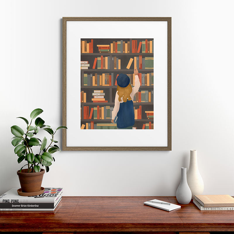Library Love Framed Art Print Gallery Image 42