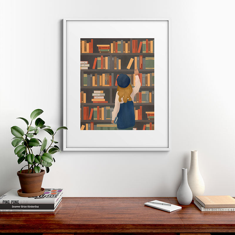 Library Love Framed Art Print Gallery Image 28