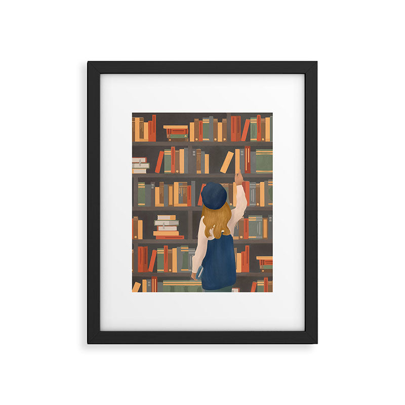 Library Love Framed Art Print Gallery Image 4