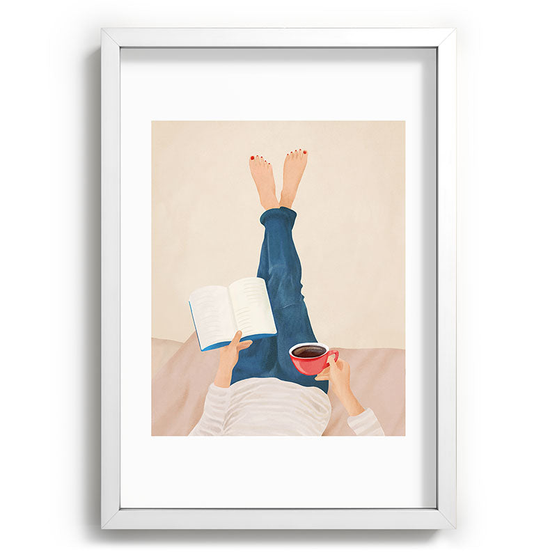 Morning Read Framed Art Print Gallery Image 77