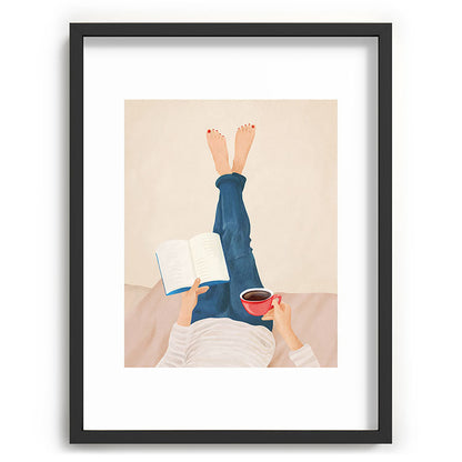 Morning Read Framed Art Print Gallery Image 61