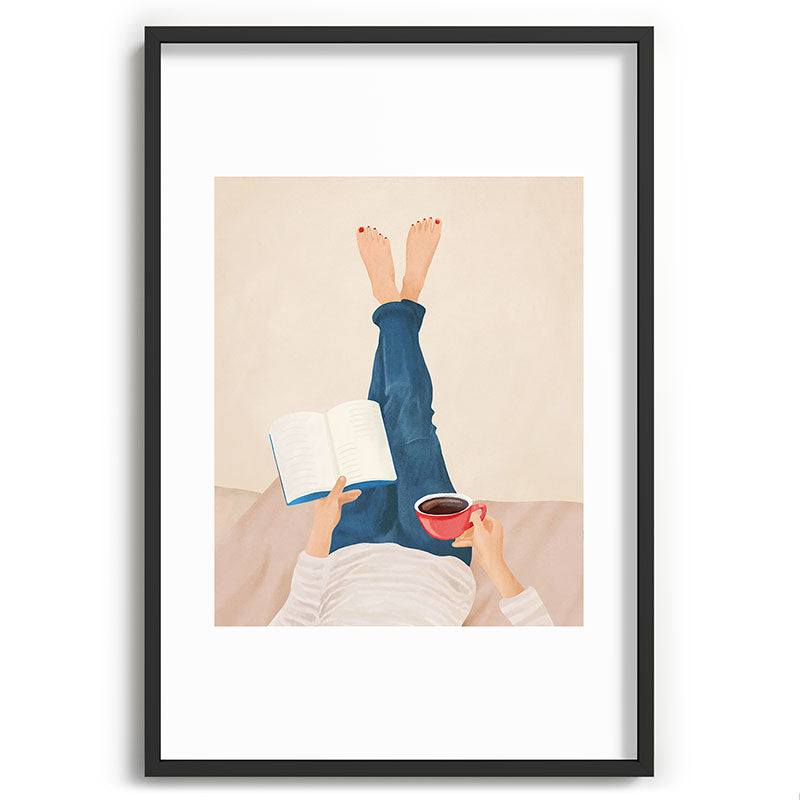 Morning Read Framed Art Print Gallery Image 62