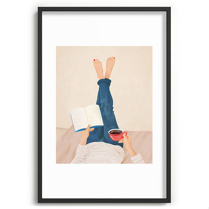 Morning Read Framed Art Print Gallery Image 62