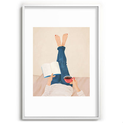 Morning Read Framed Art Print Gallery Image 80