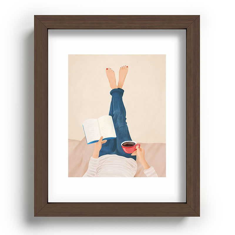Morning Read Framed Art Print Gallery Image 64