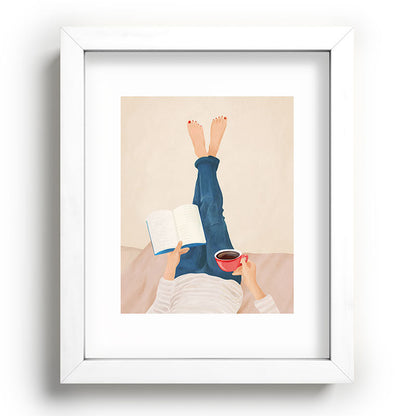 Morning Read Framed Art Print Gallery Image 76