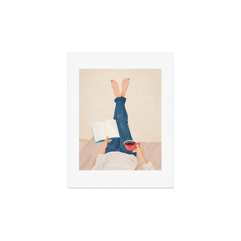 Morning Read Art Print Gallery Image 3