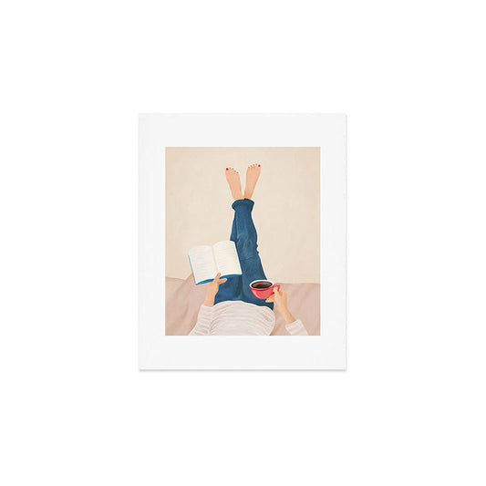Morning Read Art Print Gallery Image 1