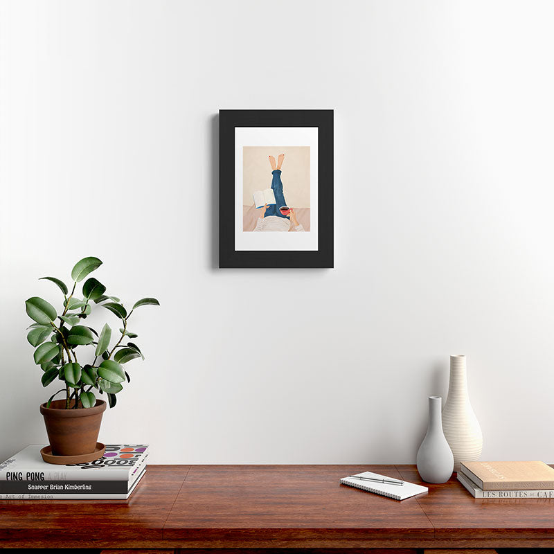 Morning Read Framed Art Print Gallery Image 31