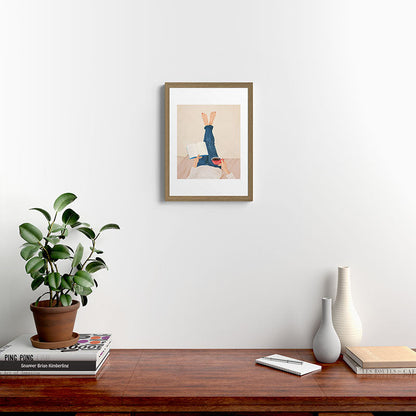 Morning Read Framed Art Print Gallery Image 10