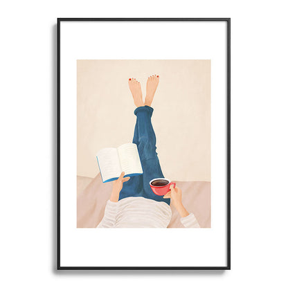 Morning Read Framed Art Print Gallery Image 83